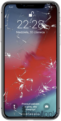 Wymiana Zbitej Szybki iPhone Xs Max